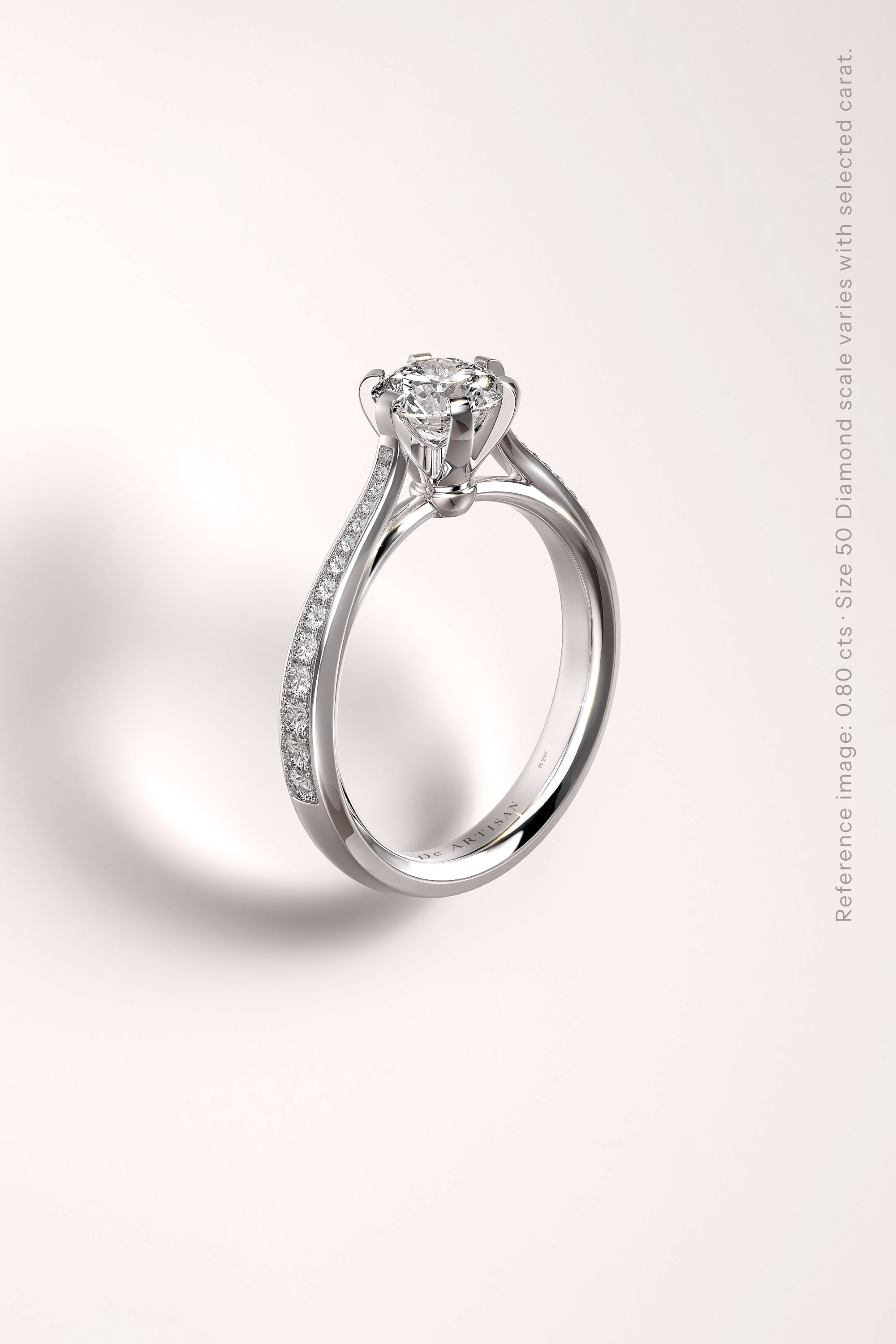 The One Solitaire Pavé with GIA