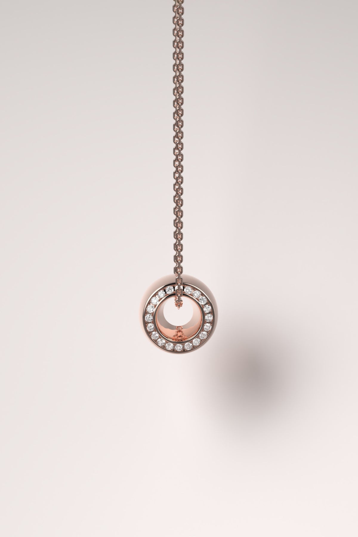 The One Pendant with diamonds