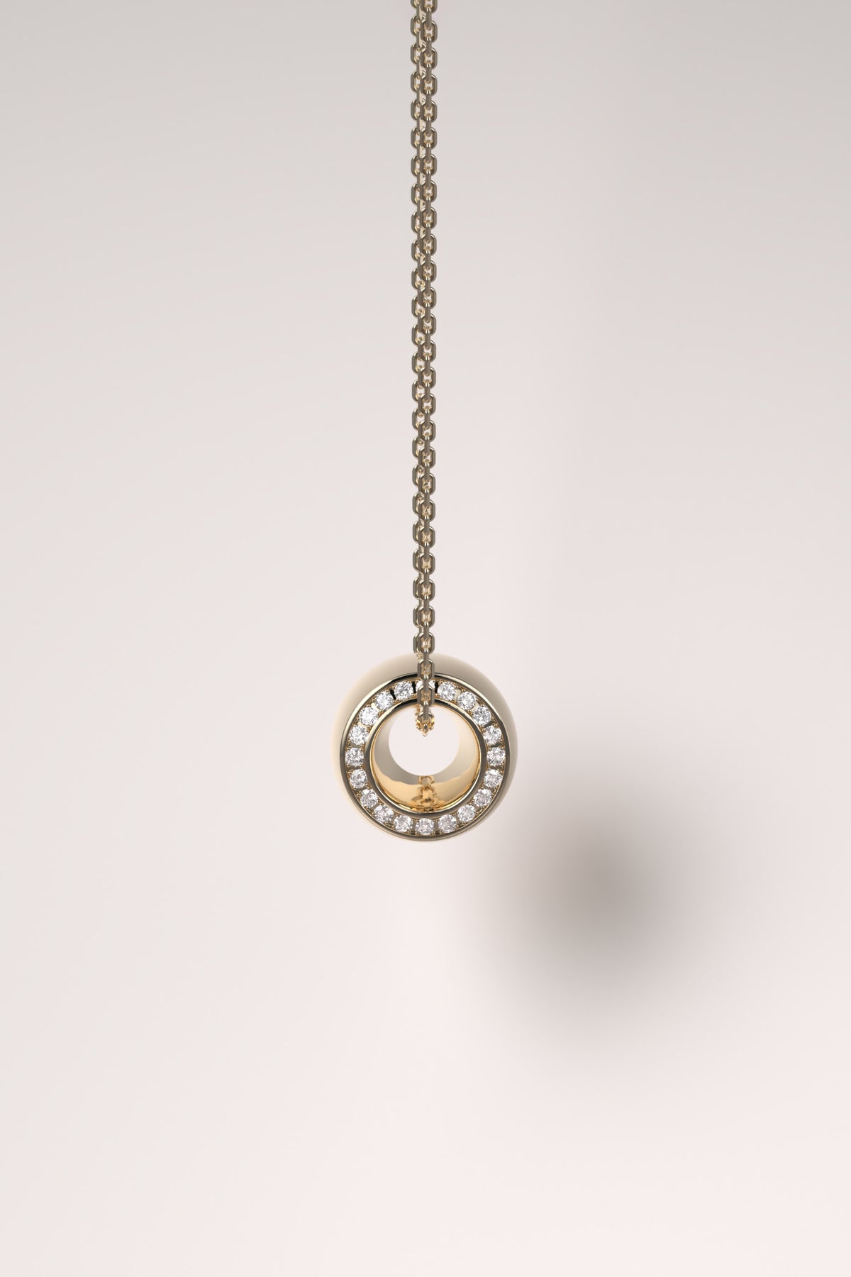 The One Pendant with diamonds