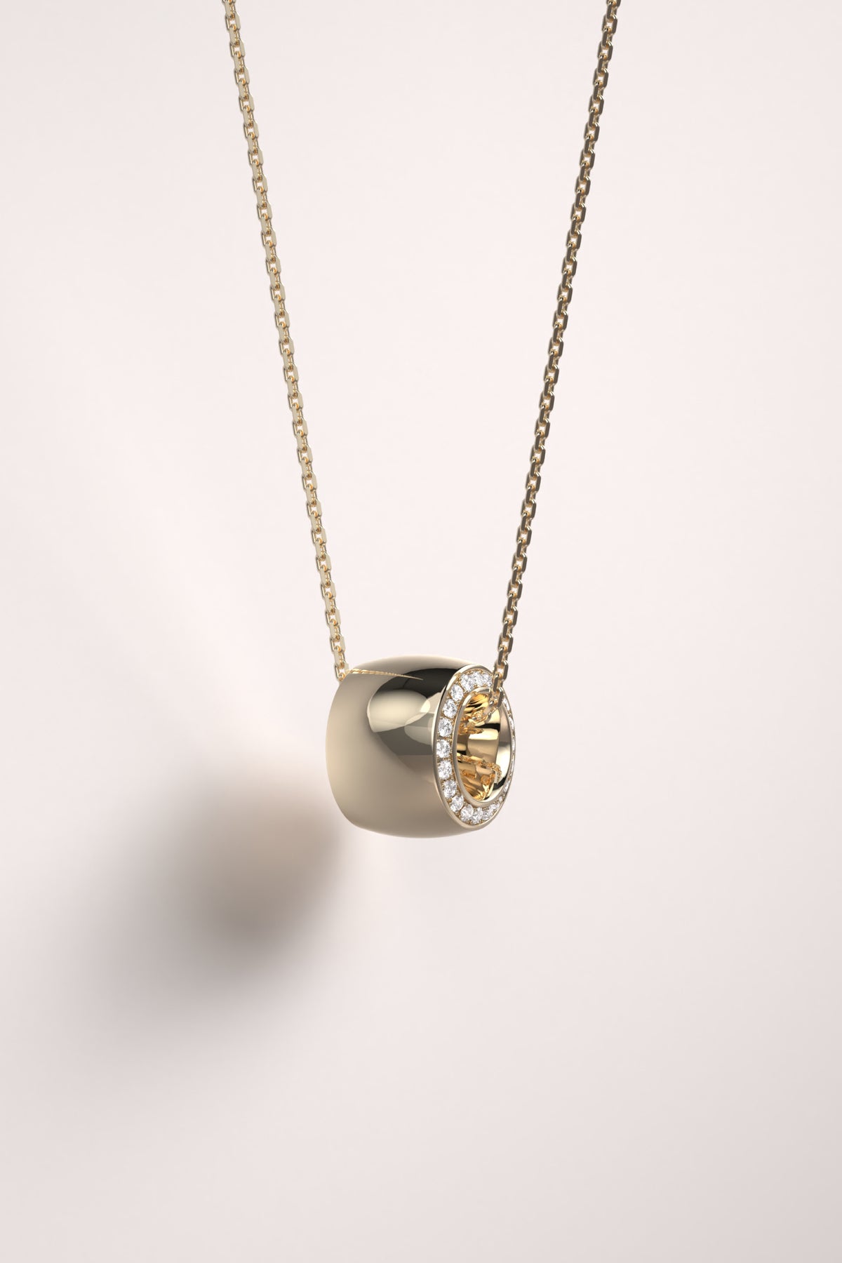 The One Pendant with diamonds