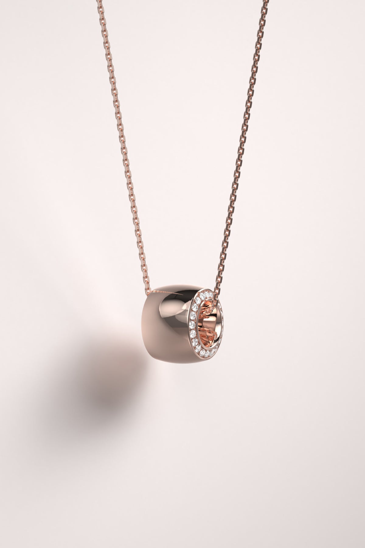 The One Pendant with diamonds